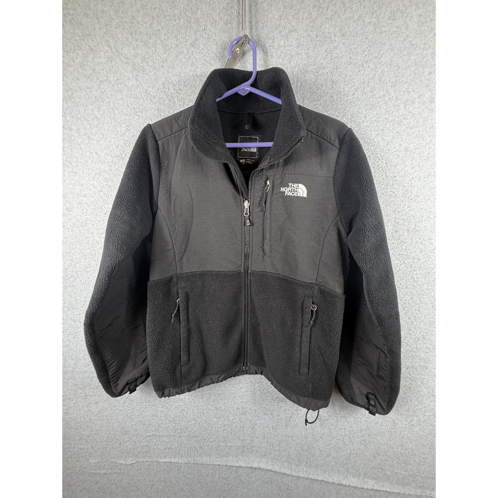 The North Face Jacket Womens Small Black Polartec Fleece Full Zip Outdoor Casual
